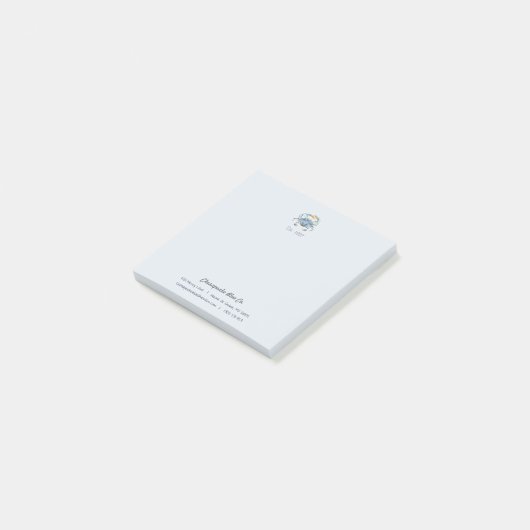 Maryland Blue Crab Custom Business Post-It Notes (Schuin)