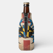 Maryland Blue Crab Flesjeskoeler (Fles Achterkant)