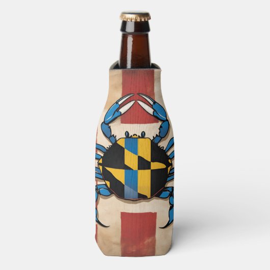 Maryland Blue Crab Flesjeskoeler (Fles Voorkant)