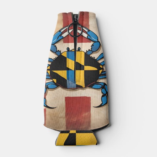 Maryland Blue Crab Flesjeskoeler (Achterkant)