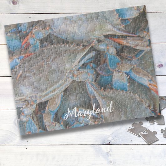 Maryland Blue Crab gepersonaliseerde puzzel Legpuzzel