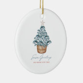 Maryland Blue Crab kerstboom Keramisch Ornament (Rechts)