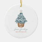 Maryland Blue Crab kerstboom Keramisch Ornament (Voorkant)