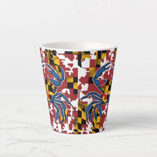 Maryland Blue Crab Latte Mok (Voorkant)