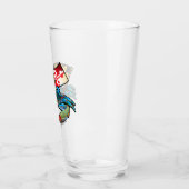 Maryland Blue Crab met vlaggekletter Glas (Links)