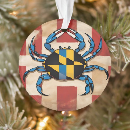 Maryland Blue Crab Ornament (Boom)