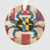 Maryland Blue Crab Ornament (voorkant)