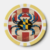 Maryland Blue Crab Poker Chips (Voorkant)