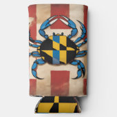 Maryland Blue Crab Seltzer Blikjeskoeler (Achterkant)