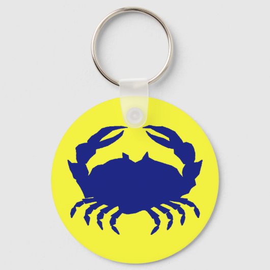 Maryland Blue Crab Sleutelhanger (Voorkant)