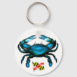 Maryland-Blue Crab Sleutelhanger