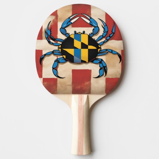 Maryland Blue Crab Tafeltennisbatje (Voorkant)