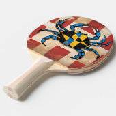 Maryland Blue Crab Tafeltennisbatje (Voorkant Gekanteld)
