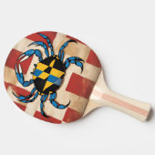 Maryland Blue Crab Tafeltennisbatje (Zijkant)