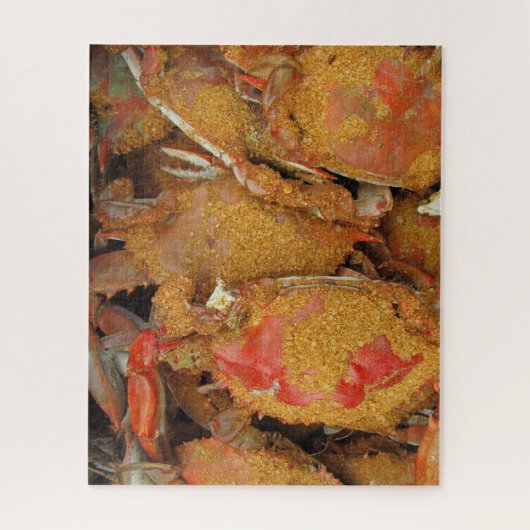 Maryland Blue Crabs Steamed Spiced Legpuzzel (Verticaal)