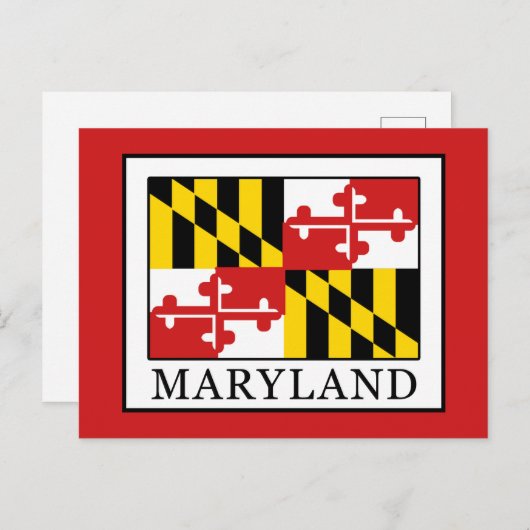 Maryland Briefkaart (Voorkant / Achterkant)