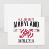 Maryland Briefkaart (Voorkant / Achterkant)