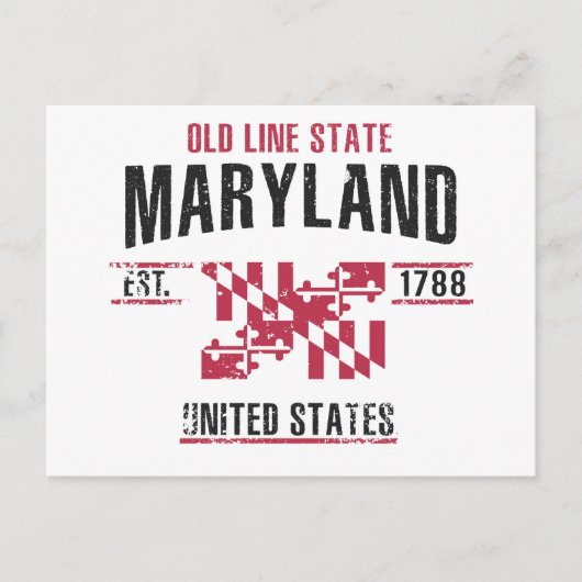Maryland Briefkaart (Voorkant)