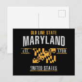 Maryland Briefkaart (Voorkant / Achterkant)