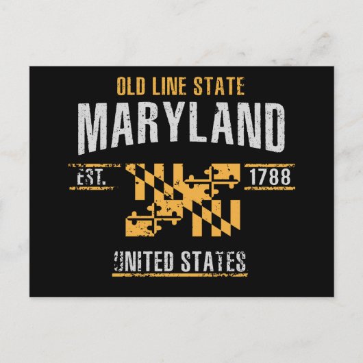 Maryland Briefkaart (Voorkant)