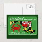 Maryland Briefkaart (Voorkant / Achterkant)