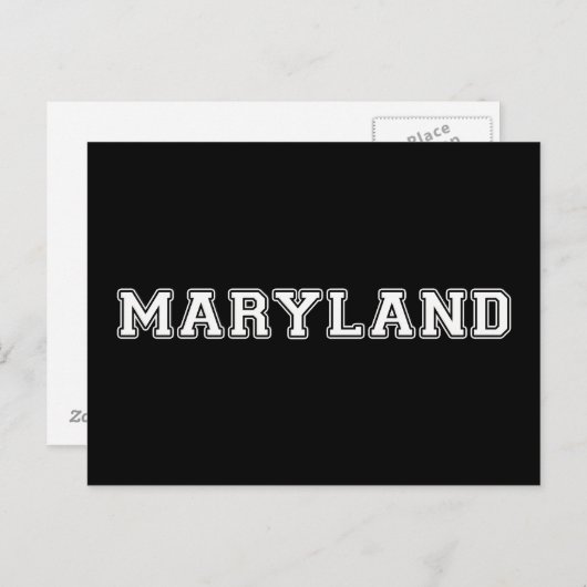 Maryland Briefkaart (Voorkant / Achterkant)