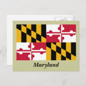 Maryland Briefkaart (Voorkant / Achterkant)