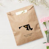 Maryland bruiloft gunst trakteren zakken, geschenk bedankzakje (Gezegeld)