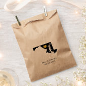 Maryland bruiloft gunst trakteren zakken, geschenk bedankzakje (Geknipt)