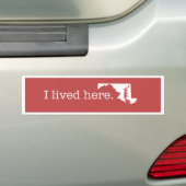 Maryland Bumpersticker (Op auto)