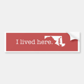 Maryland Bumpersticker