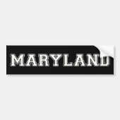 Maryland Bumpersticker (Voorkant)