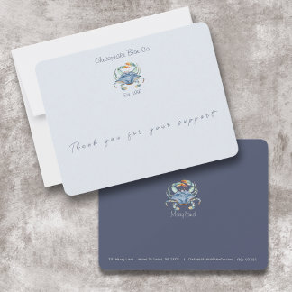 Maryland Business Custom Crab Dank u kaart