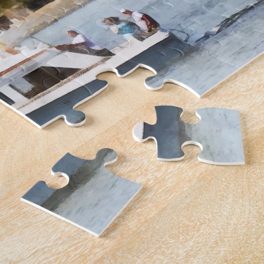 Maryland - Cabin Cruiser door Baltimore Skyline Legpuzzel (Zijkant)