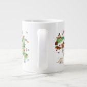 Maryland Cartoon Map Grote Koffiekop (Achterkant)