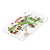 Maryland Cartoon Map Magneet (Linkerzijde)