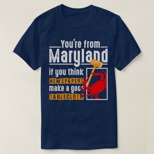 Maryland Chesapeake Bay Blue Crabs Classic TShirt (Design voorkant)