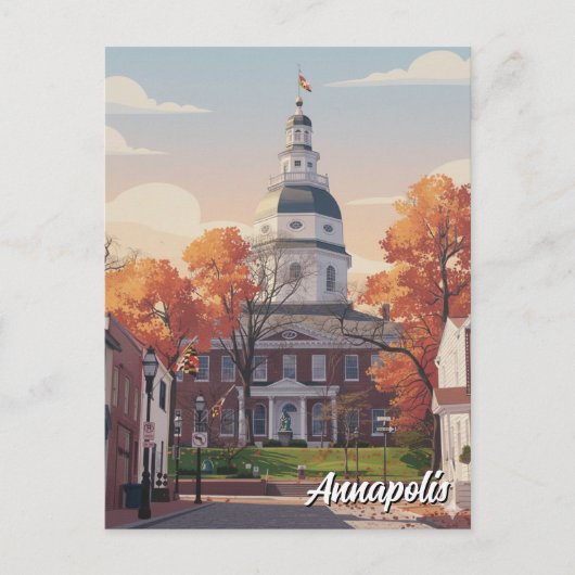Maryland Chesapeake Bay Reizen Briefkaart (Voorkant)