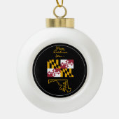 Maryland - "Chesapeake Christmas Charm" Ornament (Voorkant)