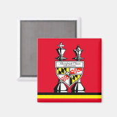 MARYLAND CHESS MAGNEET (Voorkant / Achterkant)