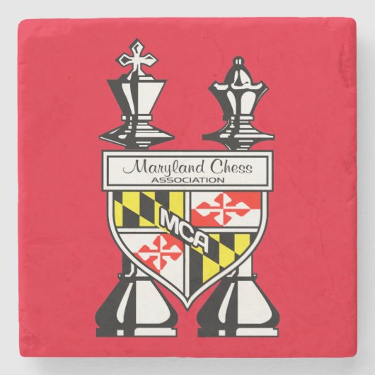 MARYLAND CHESS STENEN ONDERZETTER (Voorkant)