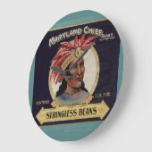 Maryland Chief Stringless Beans label uit 1930 Grote Klok (Hoek)