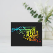 maryland chill blur briefkaart (Staand voorkant)