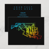 maryland chill blur kaart (Voorkant / Achterkant)