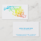 maryland chill blur visitekaartje (Voorkant / Achterkant)