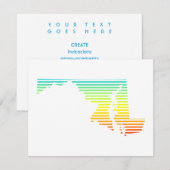 maryland chill fade kaart (Voorkant / Achterkant)