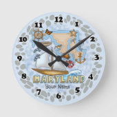 Maryland Clock Ronde Klok (Voorkant)