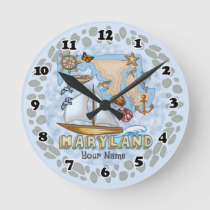 Maryland Clock Ronde Klok