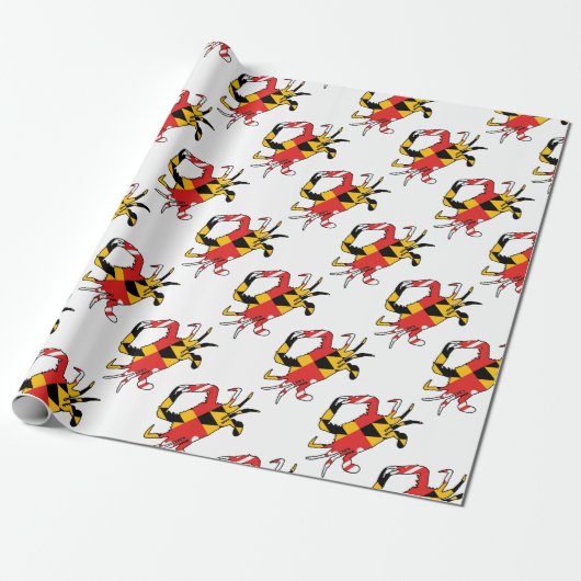 Maryland Crab Cadeaupapier (Uitgerold)