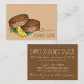 Maryland Crab Cakes Crabcakes restaurants Visitekaartje (Voorkant / Achterkant)
